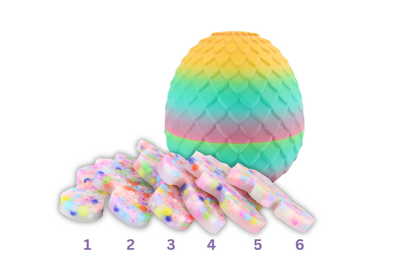 Dino Egg and Mini Dino Picky Party Pads - Satisfy Your Urge to Pick, Pop and Peel Stress-Free!