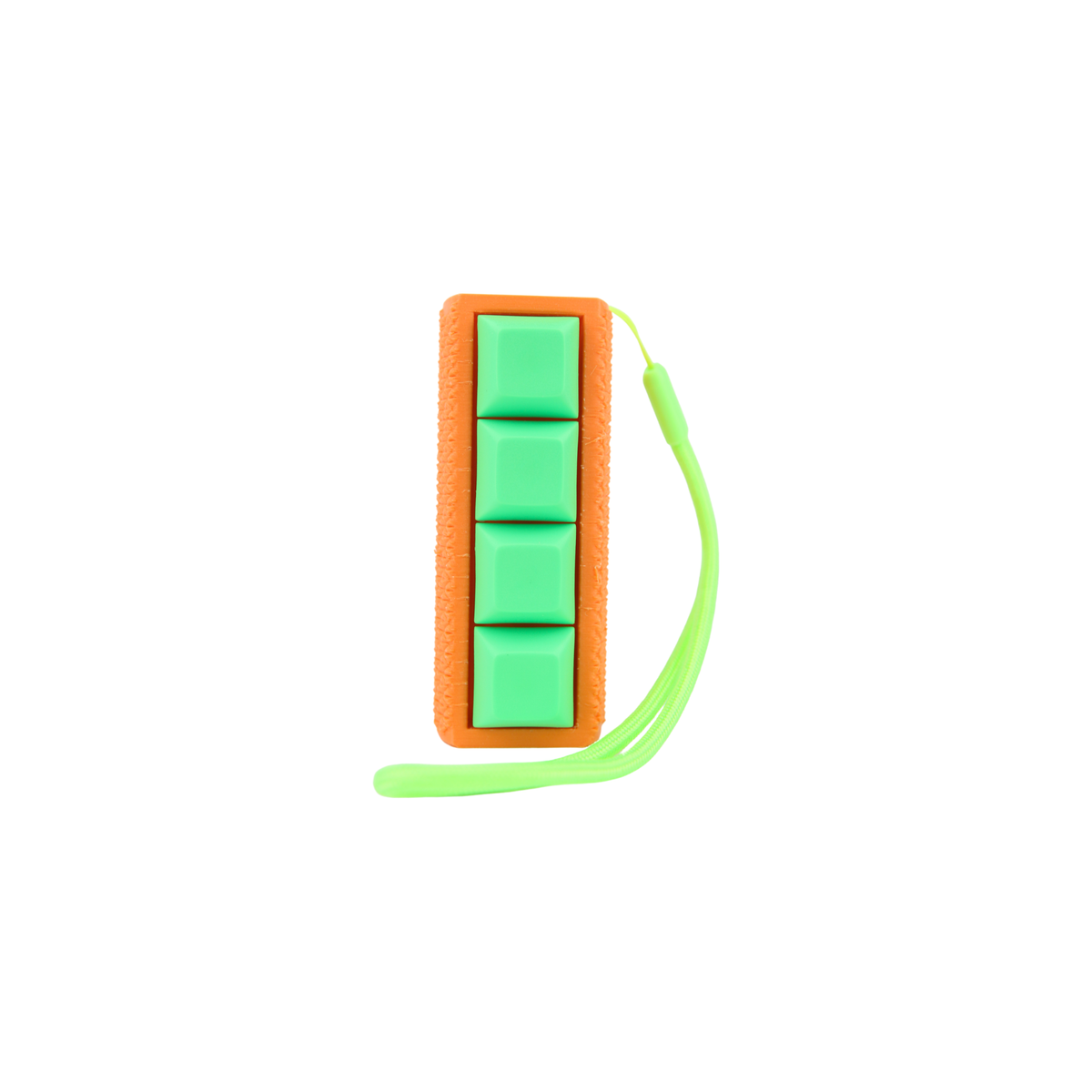 Picky Clicky™ ORANGE Cylinder Clicking fidget with textured sides Anxi ...