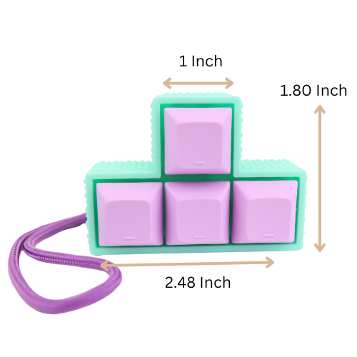 Pickit Fidget Picky Clicky™ Clicking T-Shaped fidget with textured sides Anxiety rel ...