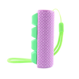 Picky Clicky™ Purple Cylinder Clicking fidget with textured sides Anxiety relief and easy travel fidget toy with sensory feedback design.