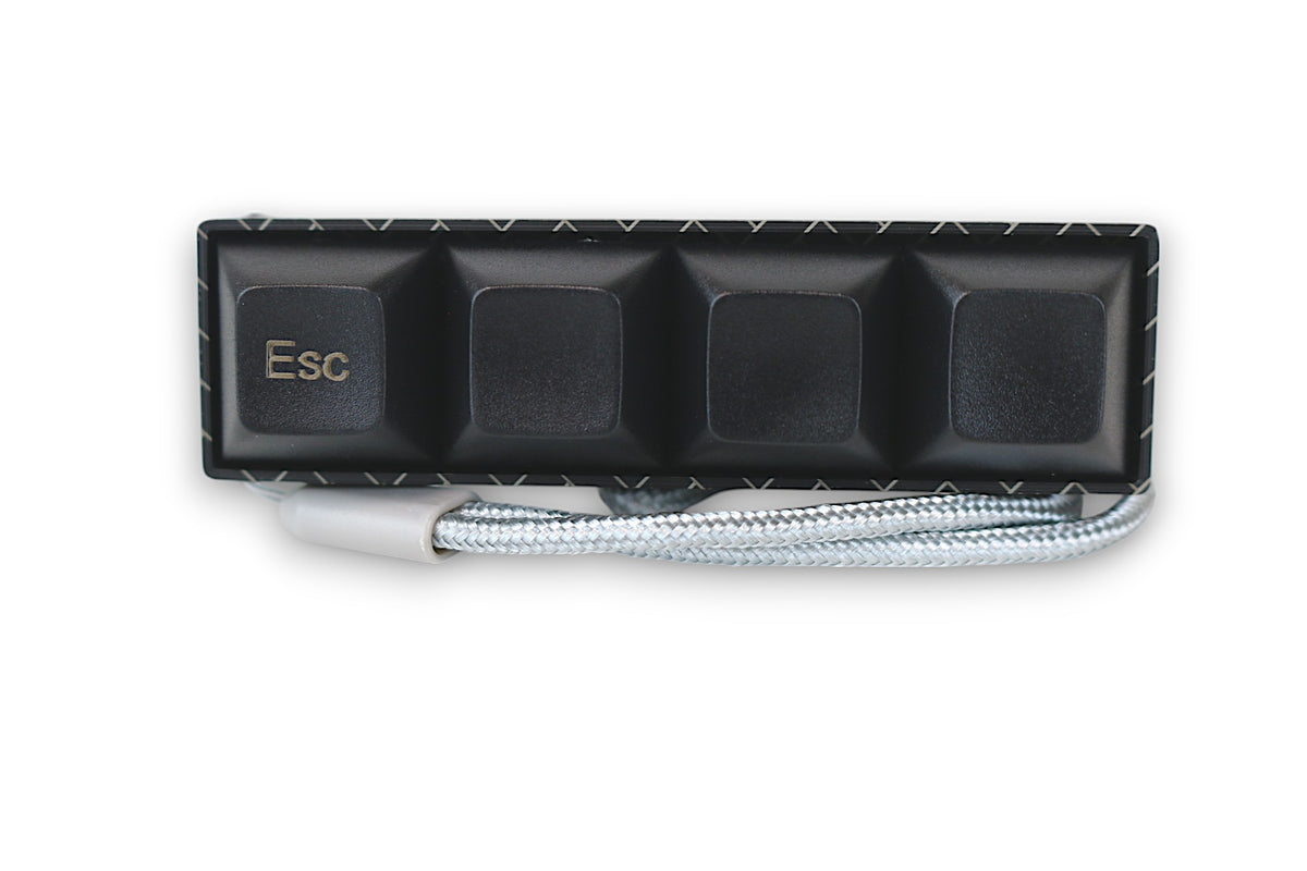 Black Brick Picky Clicky™ Clicking fidget with smooth decorated sides ...