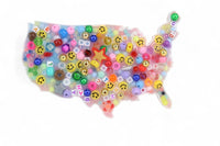 U.S.A. Flag Picky Pad Satisfy Your Urge to Pick, Pop and Peel Stress-Free! Picky Pad and Tray
