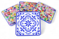 Mexican Tile Picky Pad Satisfy Your Urge to Pick, Pop and Peel Stress-Free! Picky Pad and Tray