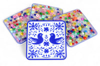 Mexican Tile Picky Pad Satisfy Your Urge to Pick, Pop and Peel Stress-Free! Picky Pad and Tray