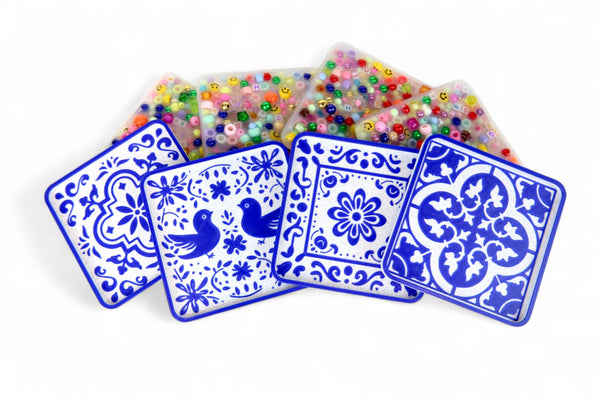 Mexican Tile Picky Pad Satisfy Your Urge to Pick, Pop and Peel Stress-Free! Picky Pad and Tray