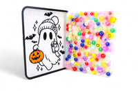 Pumpkin Ghost Picky Pad Satisfy Your Urge to Pick, Pop and Peel Stress-Free! Picky Pad and Tray