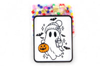 Pumpkin Ghost Picky Pad Satisfy Your Urge to Pick, Pop and Peel Stress-Free! Picky Pad and Tray