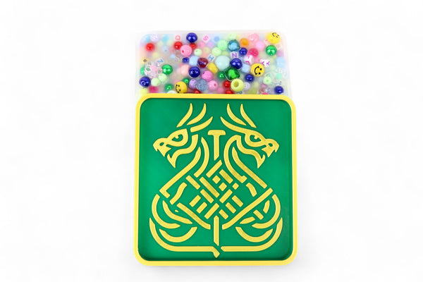 Dragon Heads Viking Picky Pad Satisfy Your Urge to Pick, Pop and Peel Stress-Free! Picky Pad and Tray