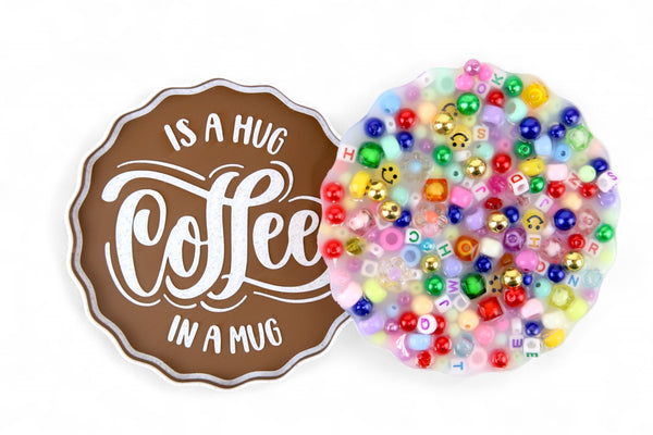 Coffee Hug Picky Pad Satisfy Your Urge to Pick, Pop and Peel Stress-Free! Picky Pad and Tray