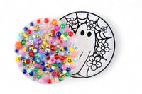 Flower Ghost  Pad Satisfy Your Urge to Pick, Pop and Peel Stress-Free! Picky Pad and Tray
