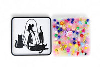 Ghost with multiple Cats Picky Pad Satisfy Your Urge to Pick, Pop and Peel Stress-Free! Picky Pad and Tray