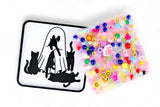 Ghost with multiple Cats Picky Pad Satisfy Your Urge to Pick, Pop and Peel Stress-Free! Picky Pad and Tray