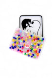 Ghost with One (1) Black Cat Picky Pad Satisfy Your Urge to Pick, Pop and Peel Stress-Free! Picky Pad and Tray
