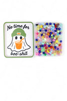 Ghost  with no time for BOO Pad Satisfy Your Urge to Pick, Pop and Peel Stress-Free! Picky Pad and Tray