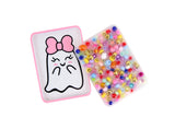 Pink Bow Ghost Pad Satisfy Your Urge to Pick, Pop and Peel Stress-Free! Picky Pad and Tray