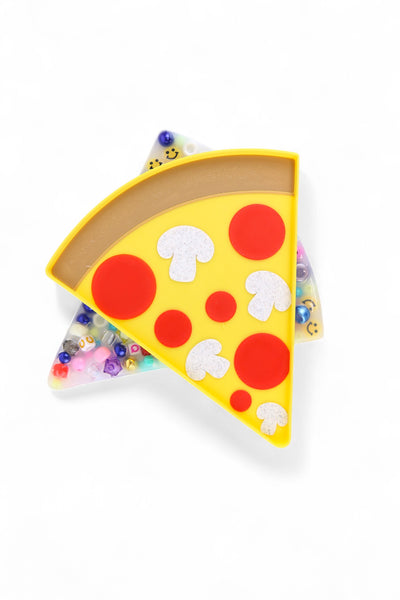 Pizza Slice Pad Satisfy Your Urge to Pick, Pop and Peel Stress-Free! Picky Pad and Tray
