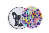 Dog - FRENCHIE Face  Picky Pad Satisfy Your Urge to Pick, Pop and Peel Stress-Free! Picky Pad and Tray
