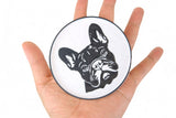 Dog - FRENCHIE Face  Picky Pad Satisfy Your Urge to Pick, Pop and Peel Stress-Free! Picky Pad and Tray
