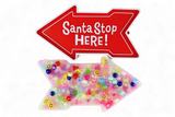 Santa Arrow Ornament Pad Satisfy Your Urge to Pick, Pop and Peel Stress-Free! Picky Pad and Tray