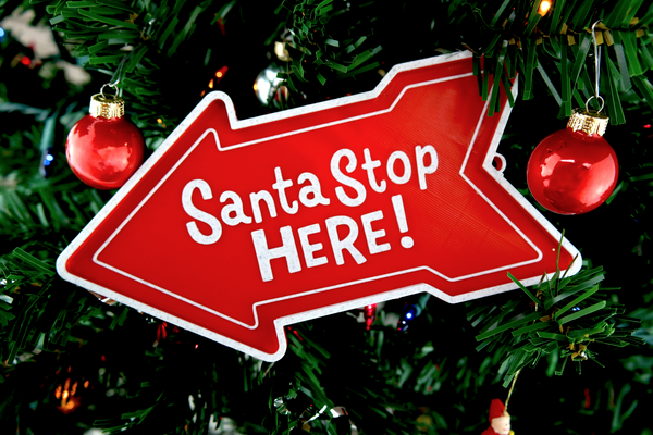 Santa Arrow Ornament Pad Satisfy Your Urge to Pick, Pop and Peel Stress-Free! Picky Pad and Tray