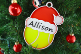 Personalized Christmas Tennis Ball Ornament Picky Party Pad™- Satisfy Your Urge to Pick, Pop and Peel Picky Pad