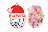 Personalized Christmas Volleyball Ornament Picky Party Pad™- Satisfy Your Urge to Pick, Pop and Peel Picky Pad