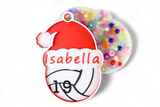 Personalized Christmas Volleyball Ornament Picky Party Pad™- Satisfy Your Urge to Pick, Pop and Peel Picky Pad