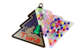 Personalized Cat Christmas Tree Ornament Picky Party Pad™- Satisfy Your Urge to Pick, Pop and Peel Picky Pad