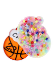 Personalized Christmas Basketball Ornament Picky Party Pad™- Satisfy Your Urge to Pick, Pop and Peel Picky Pad