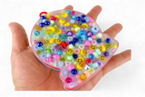 Personalized Christmas Snow Globe Ornament Picky Party Pad™- Satisfy Your Urge to Pick, Pop and Peel Picky Pad