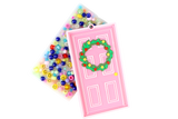 Pink Door Christmas Wreath Ornament Pad Satisfy Your Urge to Pick, Pop and Peel Stress-Free! Picky Pad and Tray