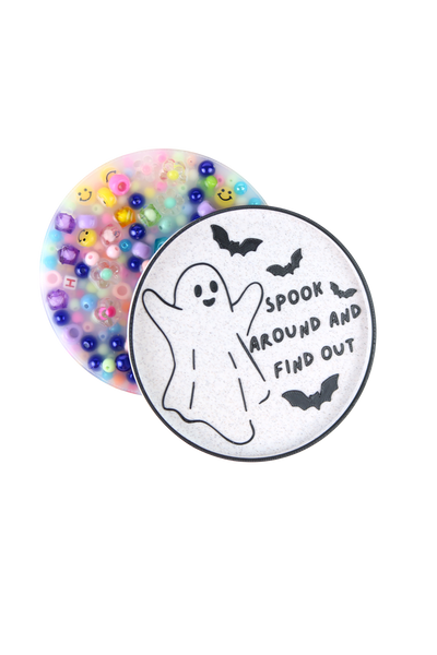 Ghost - Spook Around and Find Out Pad Satisfy Your Urge to Pick, Pop and Peel Stress-Free! Picky Pad and Tray