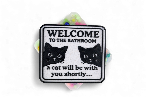 Cat BATHROOM Satisfy Your Urge to Pick, Pop and Peel Stress-Free! Picky Pad and Tray