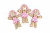Bundle - 3 Gingerbread Women Tree Ornament Fidget