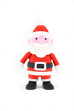 Santa Ornament 3D Printed in Faux Crochet Style Christmas Tree Decoration Festive Holiday Decor