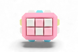 RECTANGLE Cube Fidget 32 key caps - Clicky Fidget PINK Frame