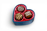 Heart Box of Chocolate Clicky - 3 Tactiles - Blue