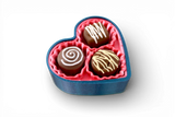 Heart Box of Chocolate Clicky - 3 Tactiles - Blue