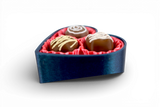 Heart Box of Chocolate Clicky - 3 Tactiles - Blue