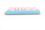 27 Clicky Keycap board - Blue Frame