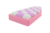 27 Clicky Keycap board - Pink Frame