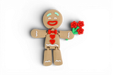 Valentine Gingerbread Man/Woman Tree Ornament Fidget