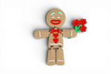 Valentine Gingerbread Man/Woman Tree Ornament Fidget