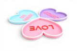 3 Pack Valentine Heart Bundle Picky Pad Satisfy Your Urge to Pick, Pop and Peel Stress-Free! Picky Pad and Tray