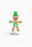 St Patrick Gingerbread Man/Woman Tree Ornament Fidget