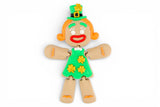 St Patrick Gingerbread Man/Woman Tree Ornament Fidget