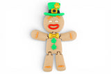 St Patrick Gingerbread Man/Woman Tree Ornament Fidget
