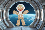 Astronaut Gingerbread Man Tree Ornament Fidget