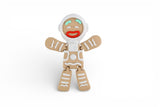Astronaut Gingerbread Man Tree Ornament Fidget