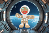 Astronaut Gingerbread Man Tree Ornament Fidget